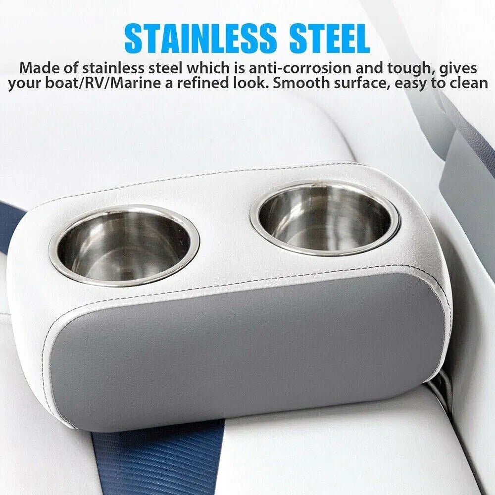 Stainless Steel Drink Holder for Boat, RV and Truck - view 6