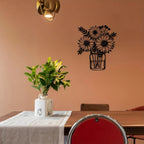 Sunflower Mason Jar Metal Wall Art - image 7
