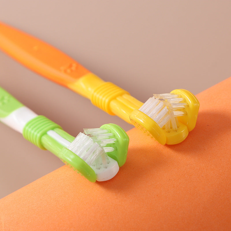 Three-Sided Pet Toothbrush, Soft Bristles - view 4