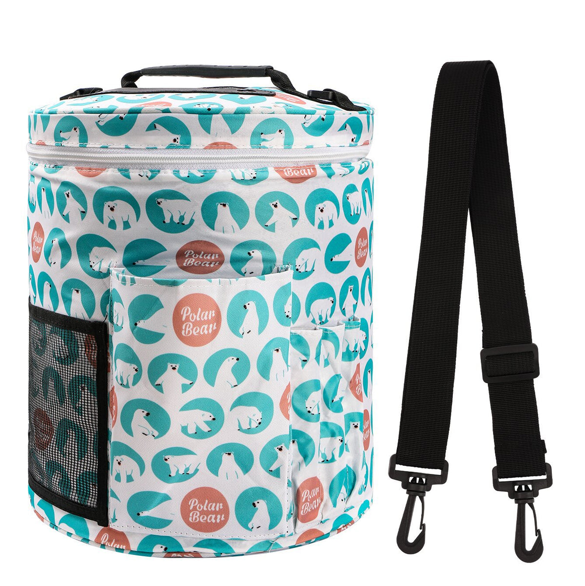 Yarn Storage Bucket Bag with Lid - view 8