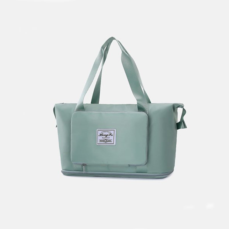 Fruit green foldable travel duffel bag