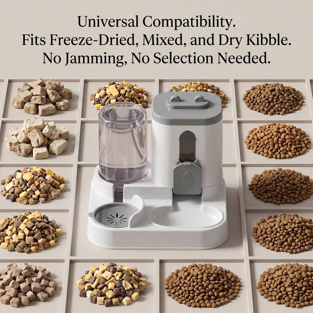 Cat-Shaped Gravity Pet Feeder and Water Dispenser - image 4