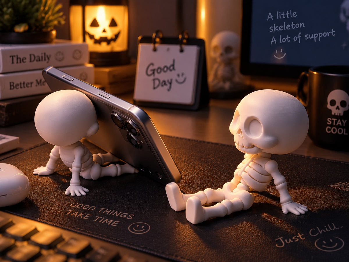 Skeleton Phone Stand for Desk