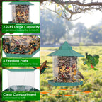 Hanging gazebo wild bird feeder, view 6