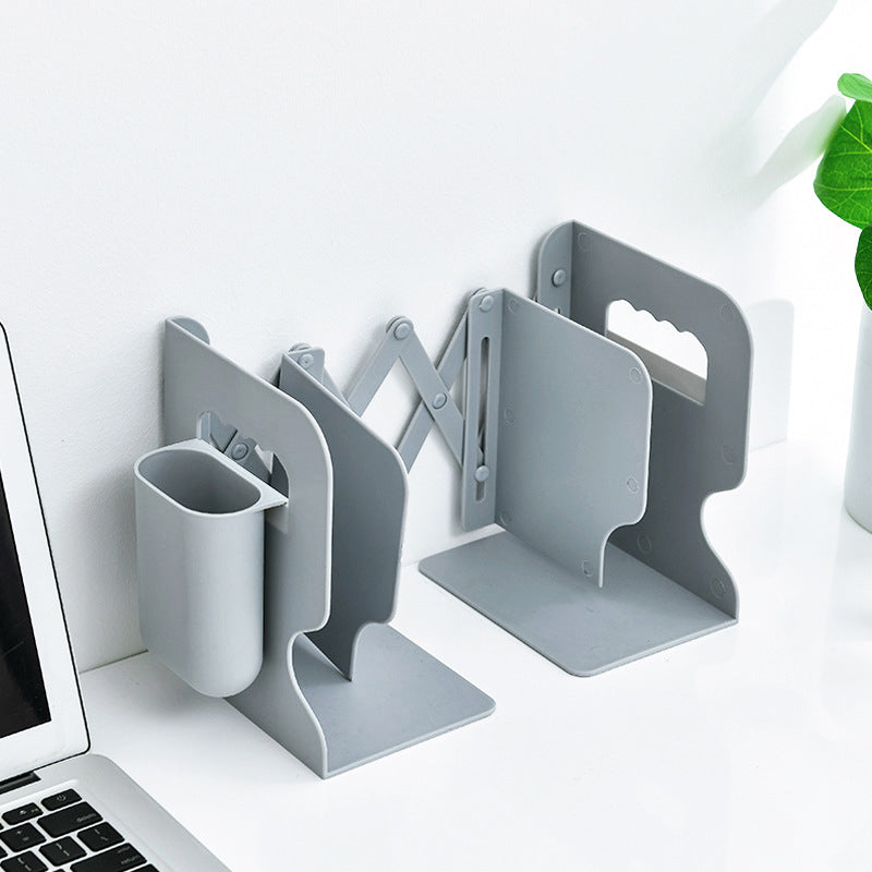 Expandable Bookends with Pen Holder - view 4