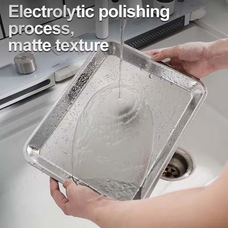 Stainless Steel Baking Tray with Rack - view 5