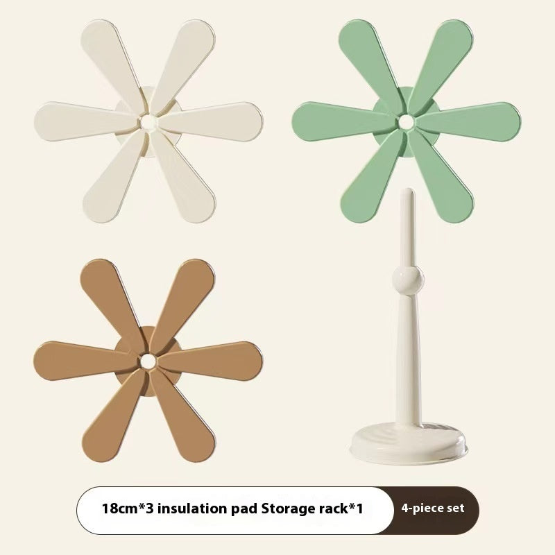 Folding Silicone Flower Trivet - view 7