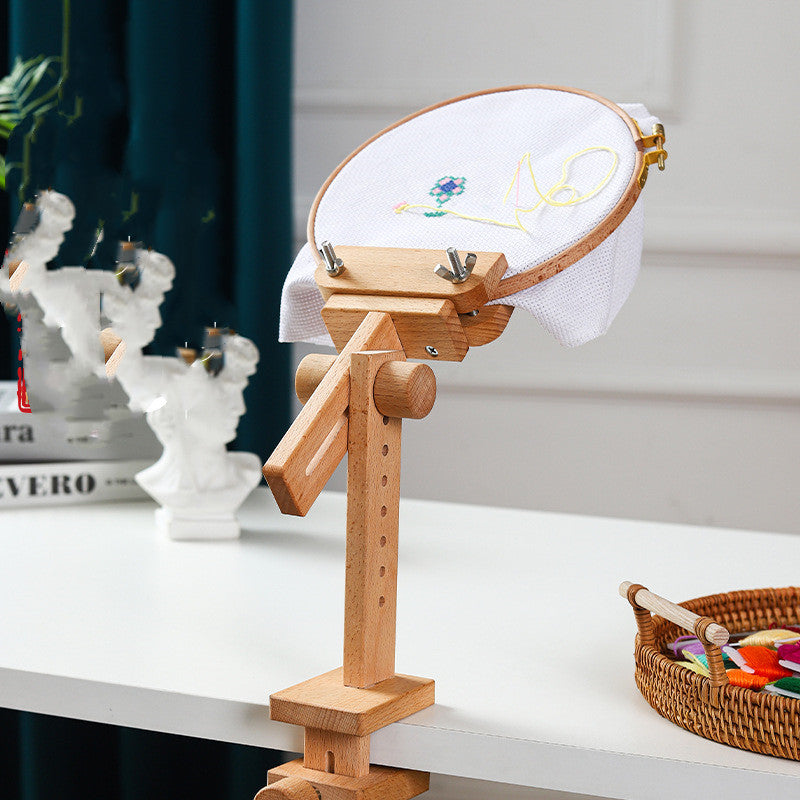 Adjustable Wooden Embroidery Hoop Stand - view 7