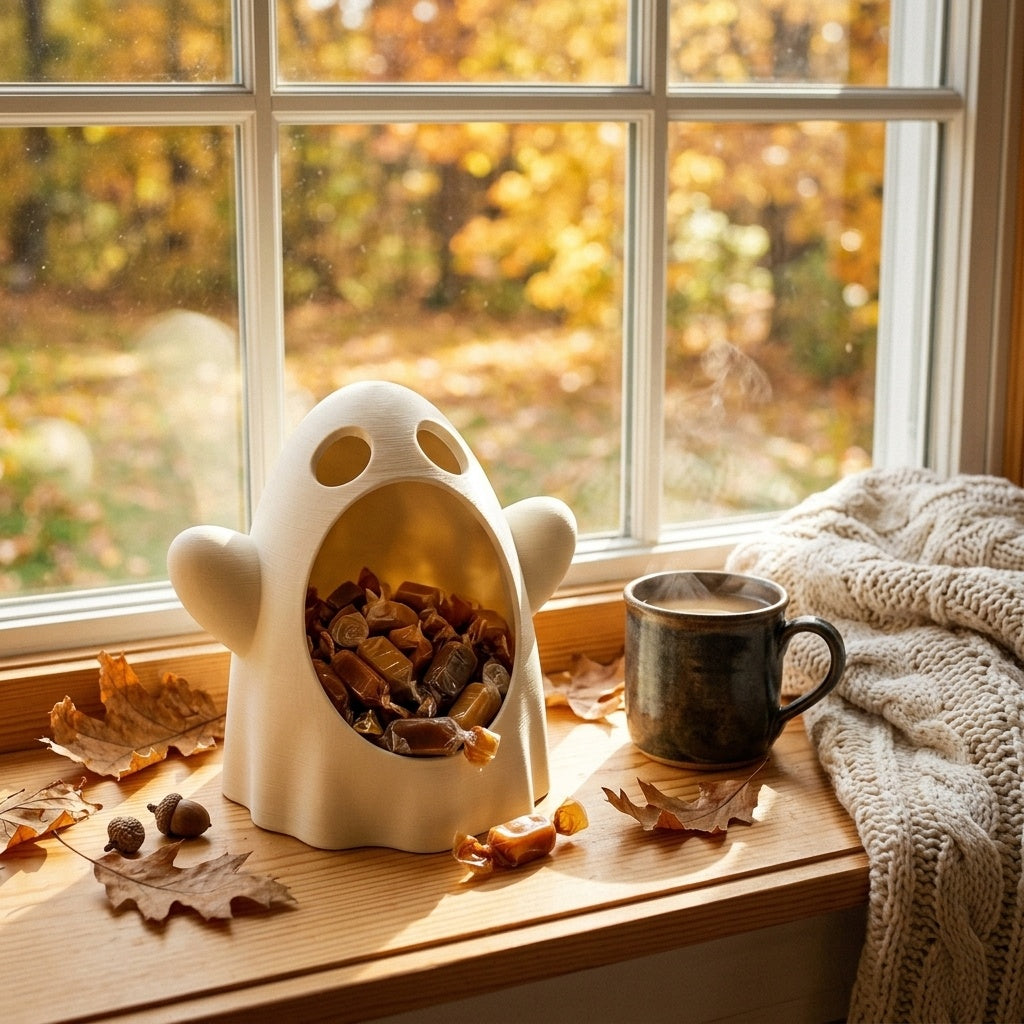 Halloween Ghost Candy Bowl