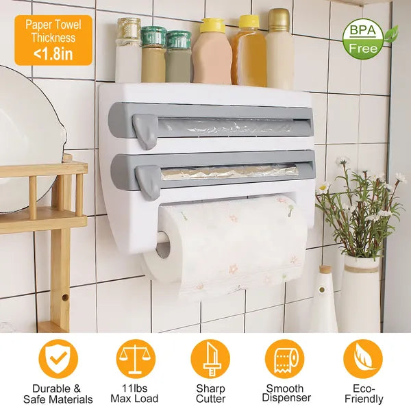3-in-1 Foil, Wrap and Paper Towel Dispenser - image 2