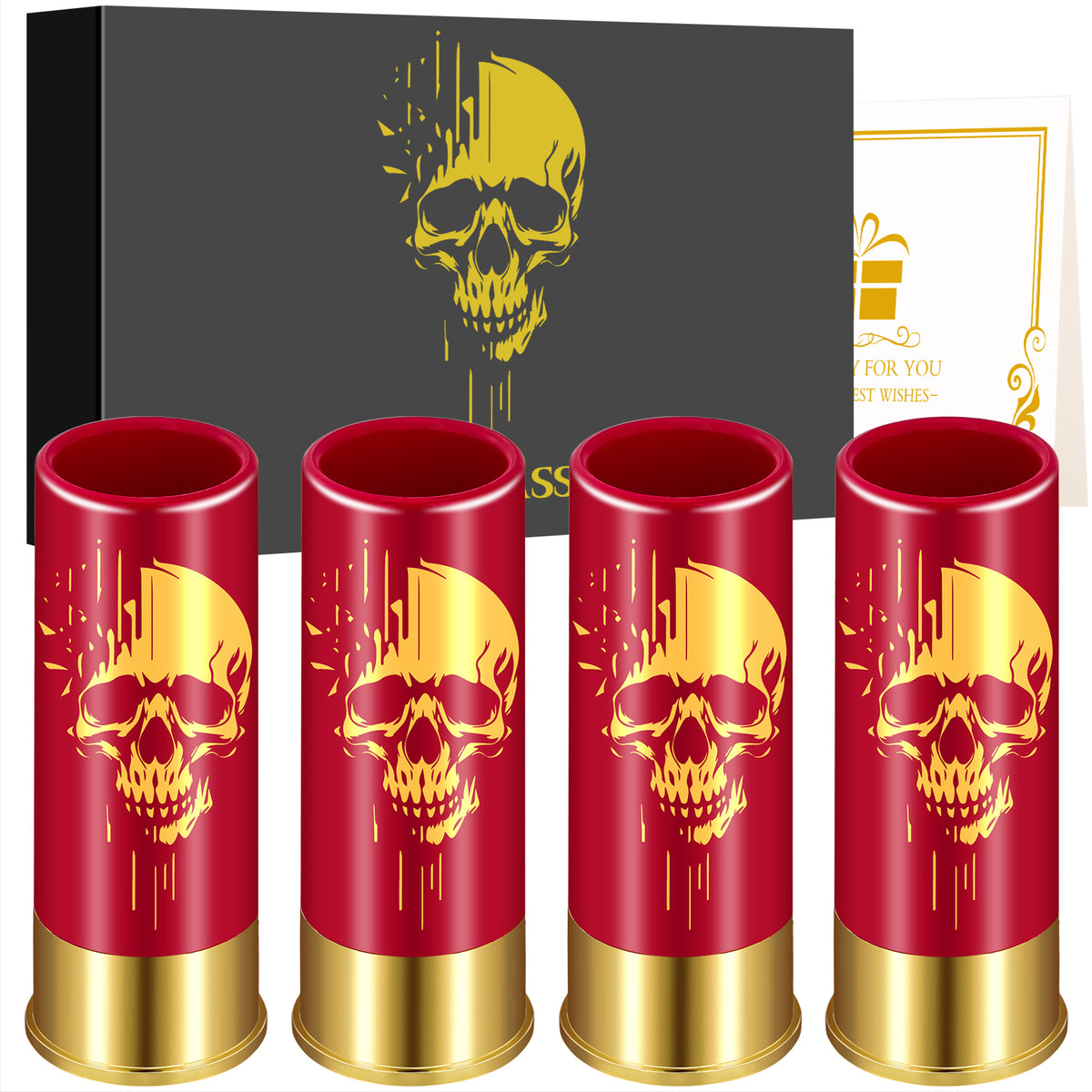 Skull Shot Glasses, Set of 4 - image 10