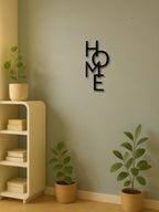 HOME wall sign on wall