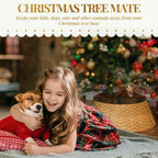 Woven Christmas Tree Collar, 27 Inch - view 4