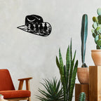 Metal Cowboy Hat Wall Decor - view 7