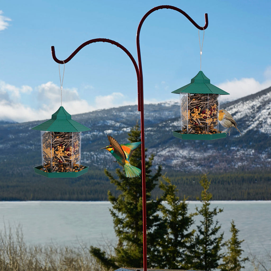 Hanging gazebo wild bird feeder, view 10