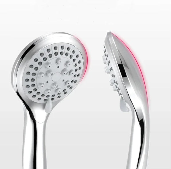 5-setting chrome handheld shower head