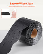 Scalloped Bulletin Board Border, Black, 65 ft