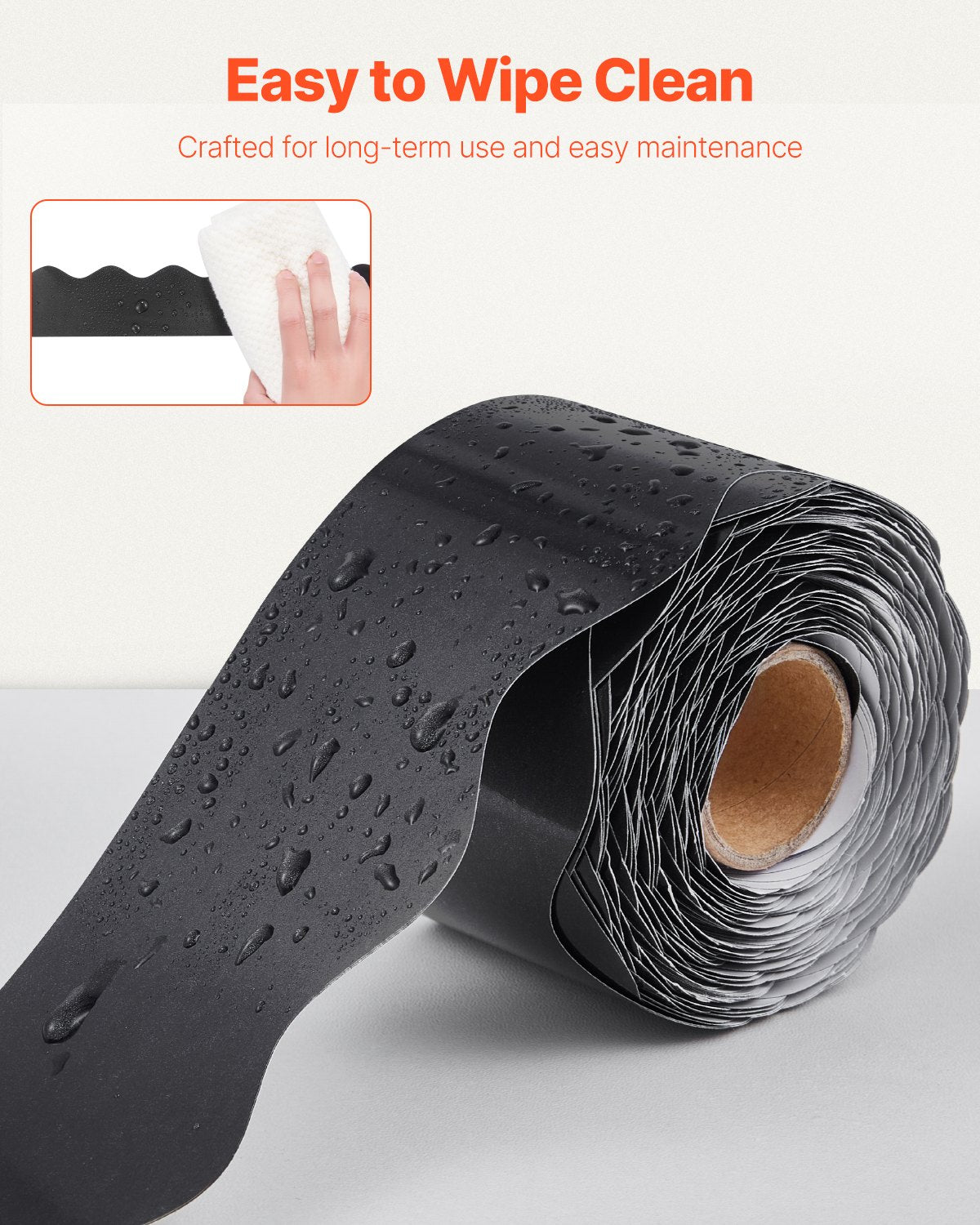 Scalloped Bulletin Board Border, Black, 65 ft