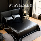Satin Sheet Set, Queen, 4 Pieces - view 10