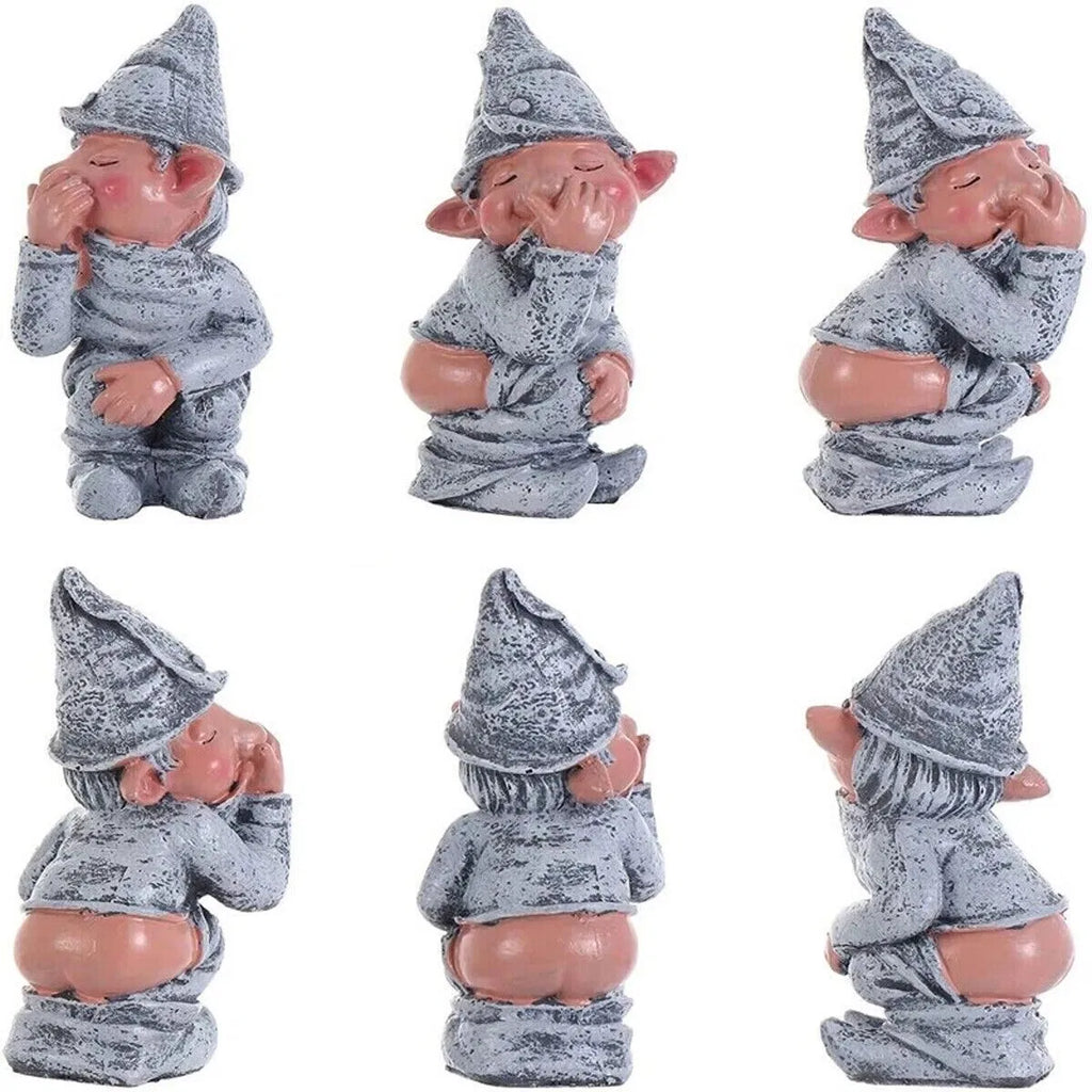 Funny Naughty Garden Gnome Statue - image 7