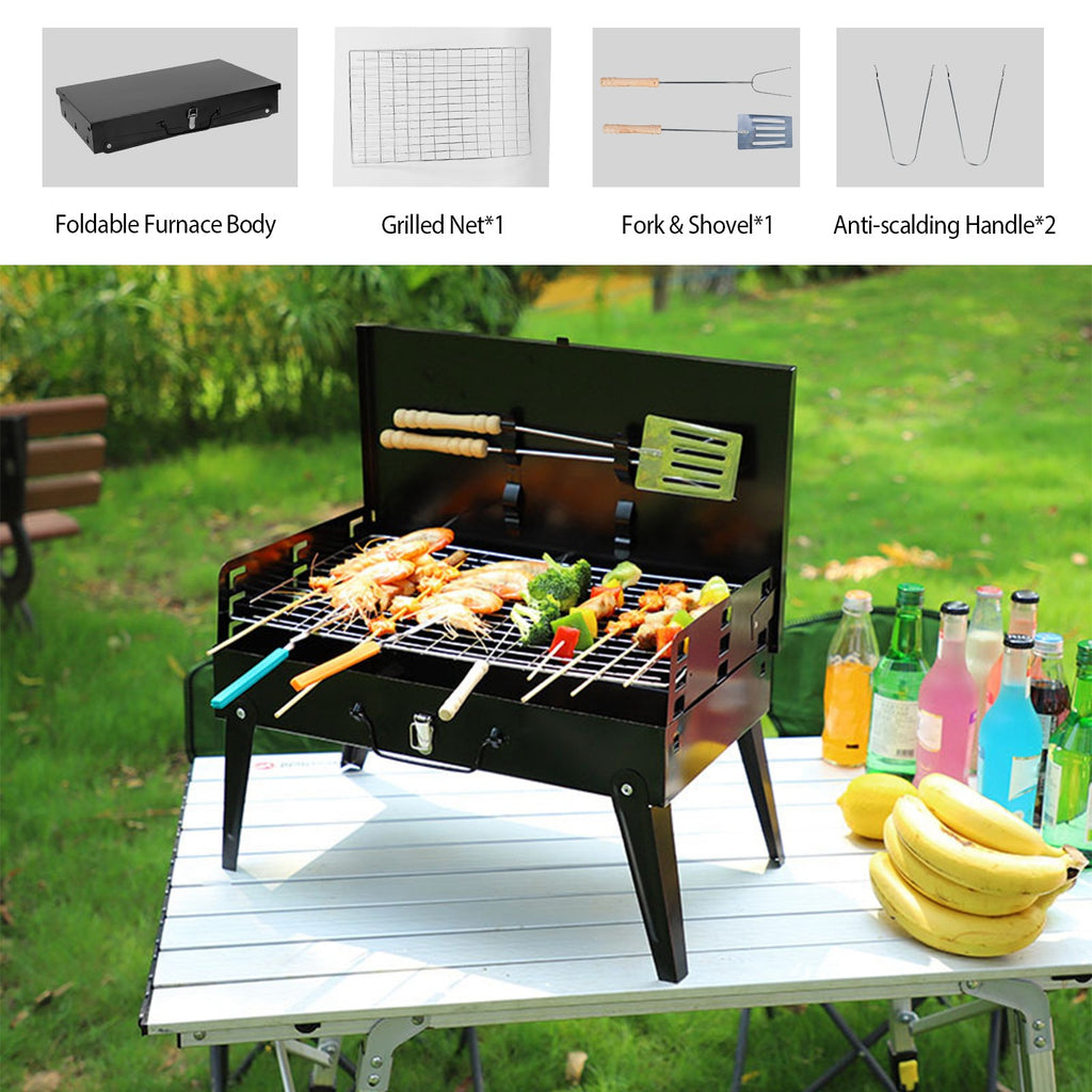Portable Folding Charcoal Grill - view 4