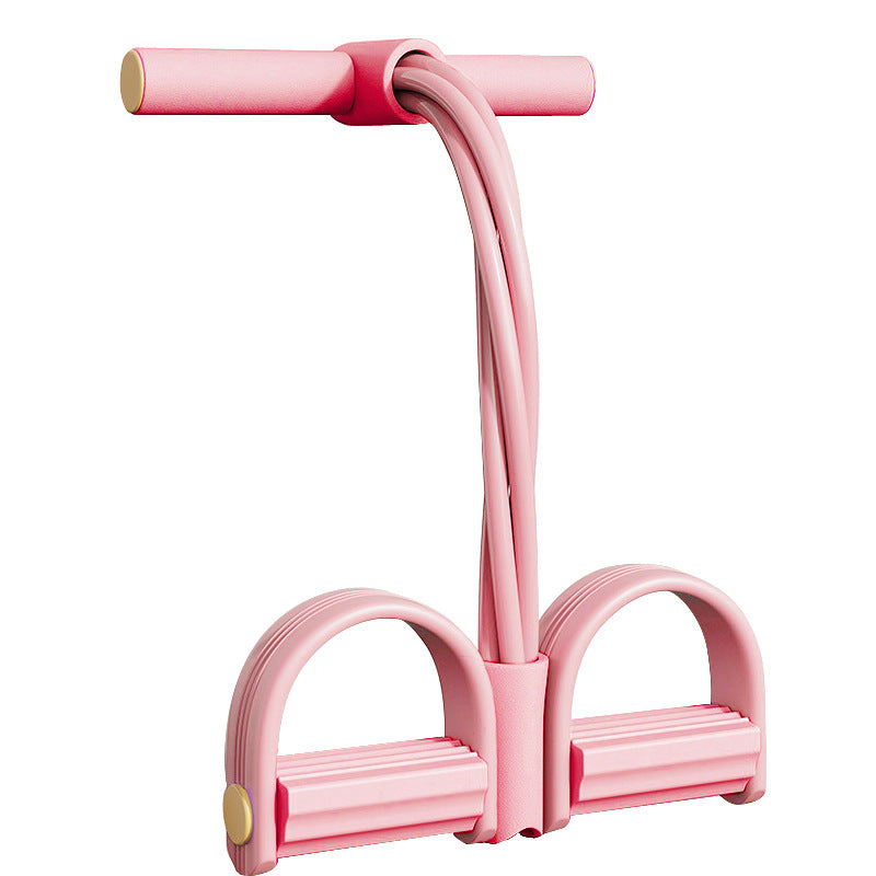 6-Tube Pedal Puller Resistance Band, Pink - image 11