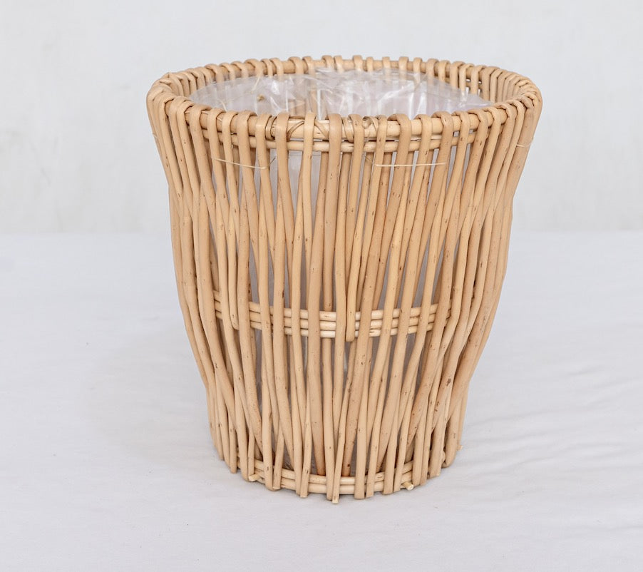 Handwoven Willow Planter Basket - image 2