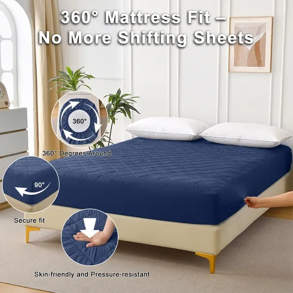 Waterproof Quilted Mattress Protector - view 6
