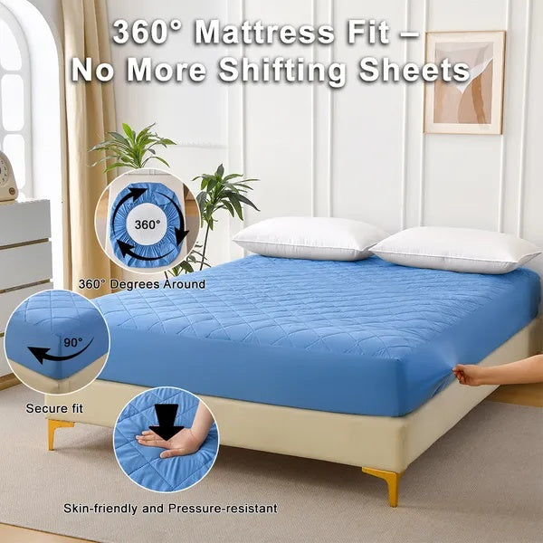 Waterproof Quilted Mattress Protector - view 3