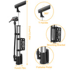 Mini Bike Pump with Frame Mount - view 3