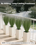 Artificial Onion Grass Plants, 27 in, 8 Pack - view 4