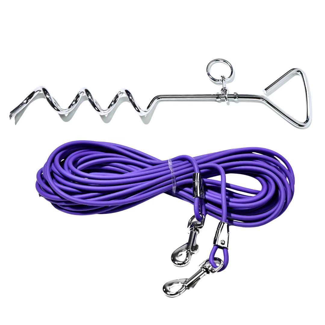 Dog Tie-Out Stake with Leash - view 10