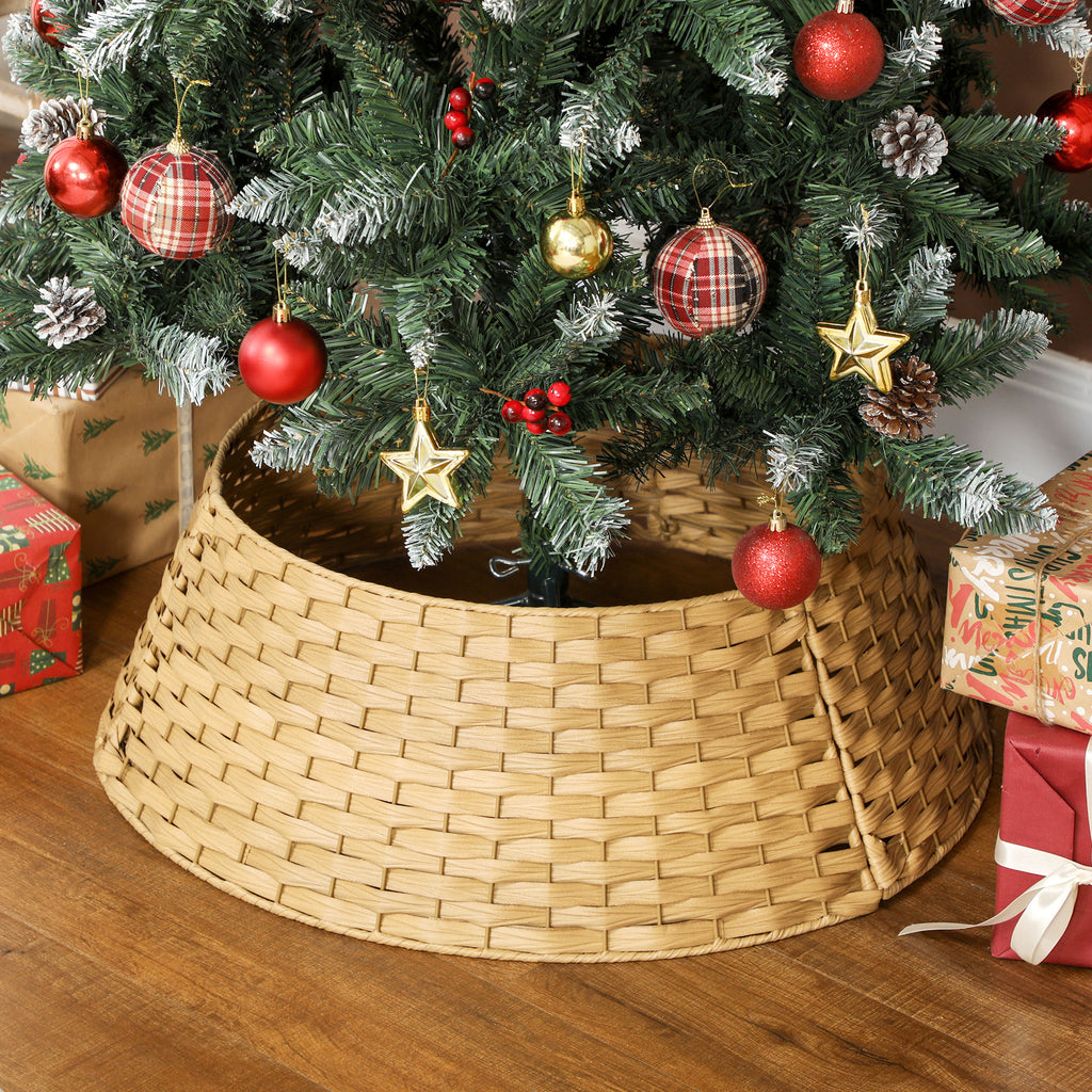 Woven Christmas Tree Collar, 27 Inch - view 7