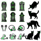 Glow-in-the-Dark Halloween Yard Signs