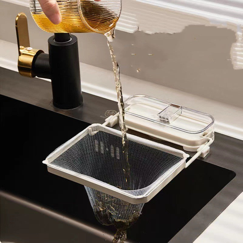 Suction Cup Sink Strainer Rack with Mesh Bags - view 2