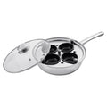 4-Cup Stainless Steel Egg Poacher Pan - image 1