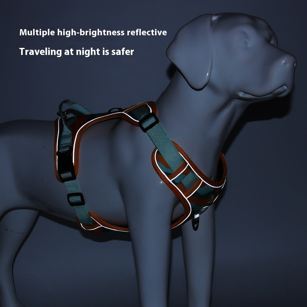 Reflective Dog Harness and Leash Set - view 4