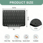 Silicone drying mat size diagram