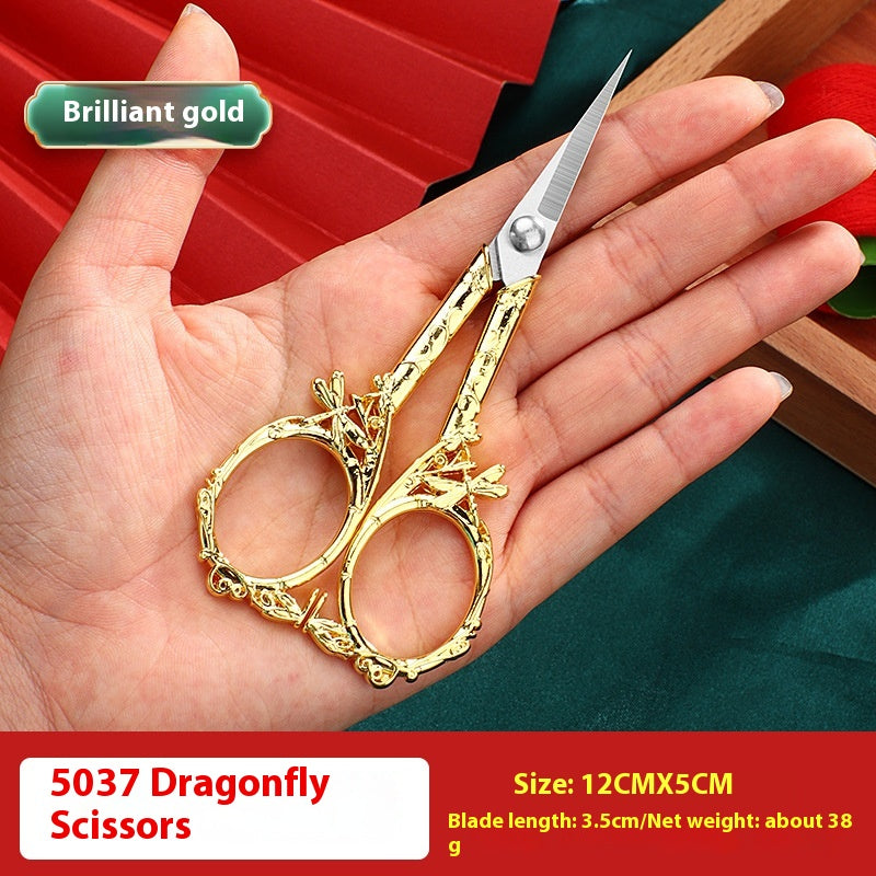 Vintage Dragonfly Embroidery Scissors - view 3