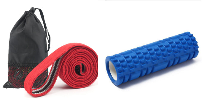 Purple textured foam roller
