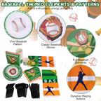 Baseball Party Supplies Kit, 171 Pieces - view 6