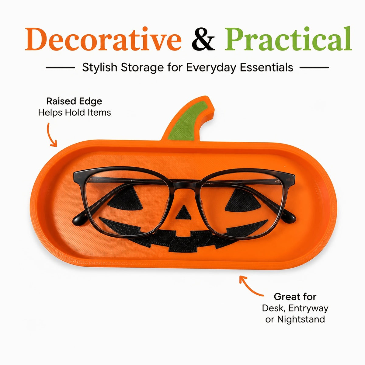 Pumpkin Eyeglasses Holder Tray - view 5
