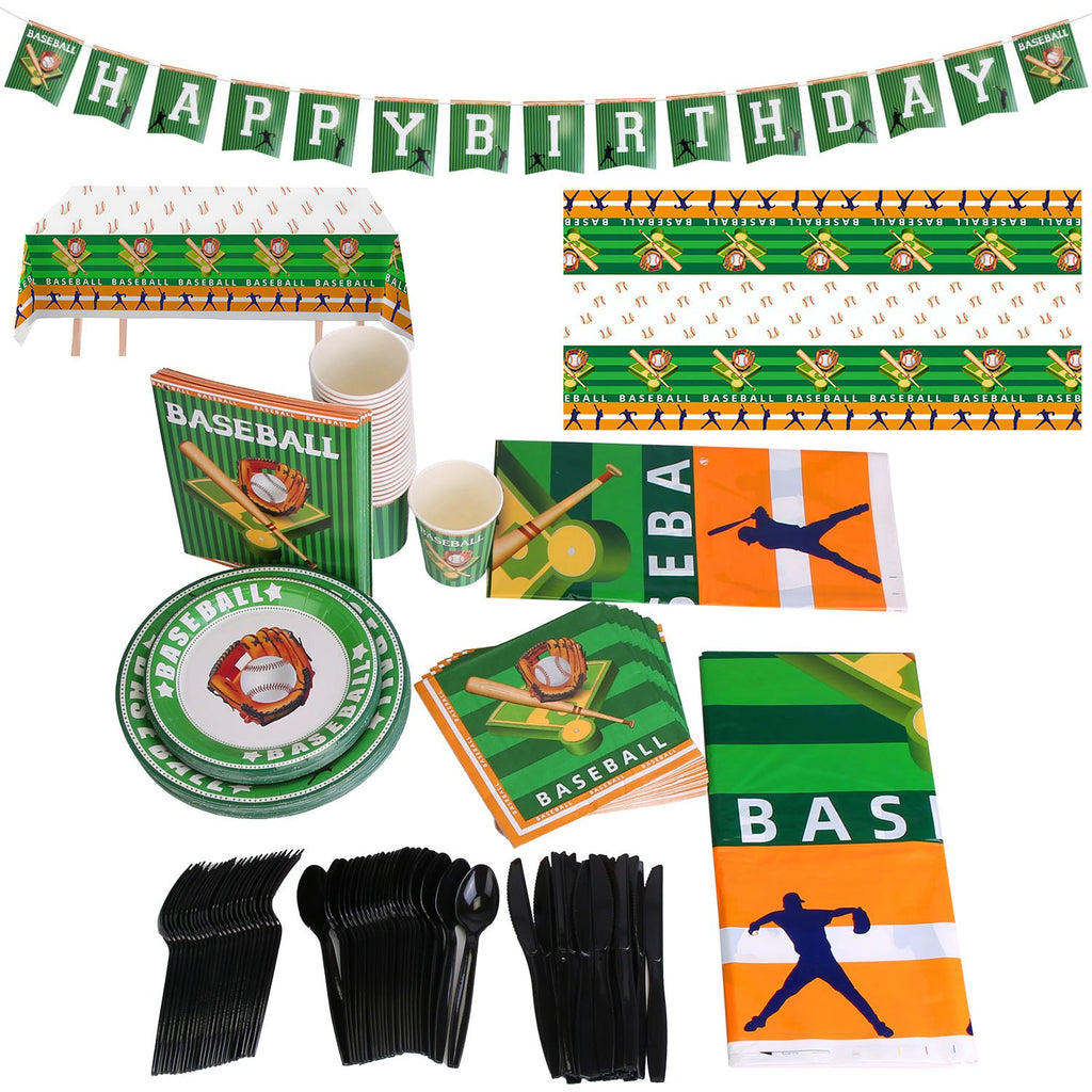 Baseball Party Supplies Kit, 171 Pieces - view 9