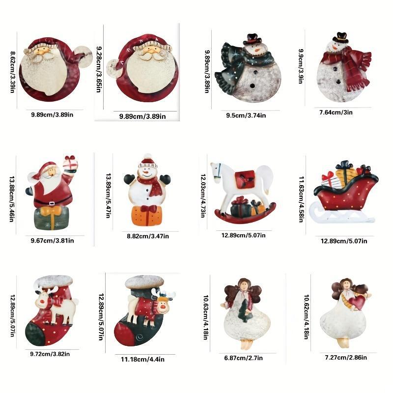 12-Piece Resin Christmas Ornament Set - image 1