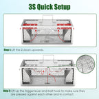 Humane Live Mouse and Rat Trap, 2 Pack - view 3