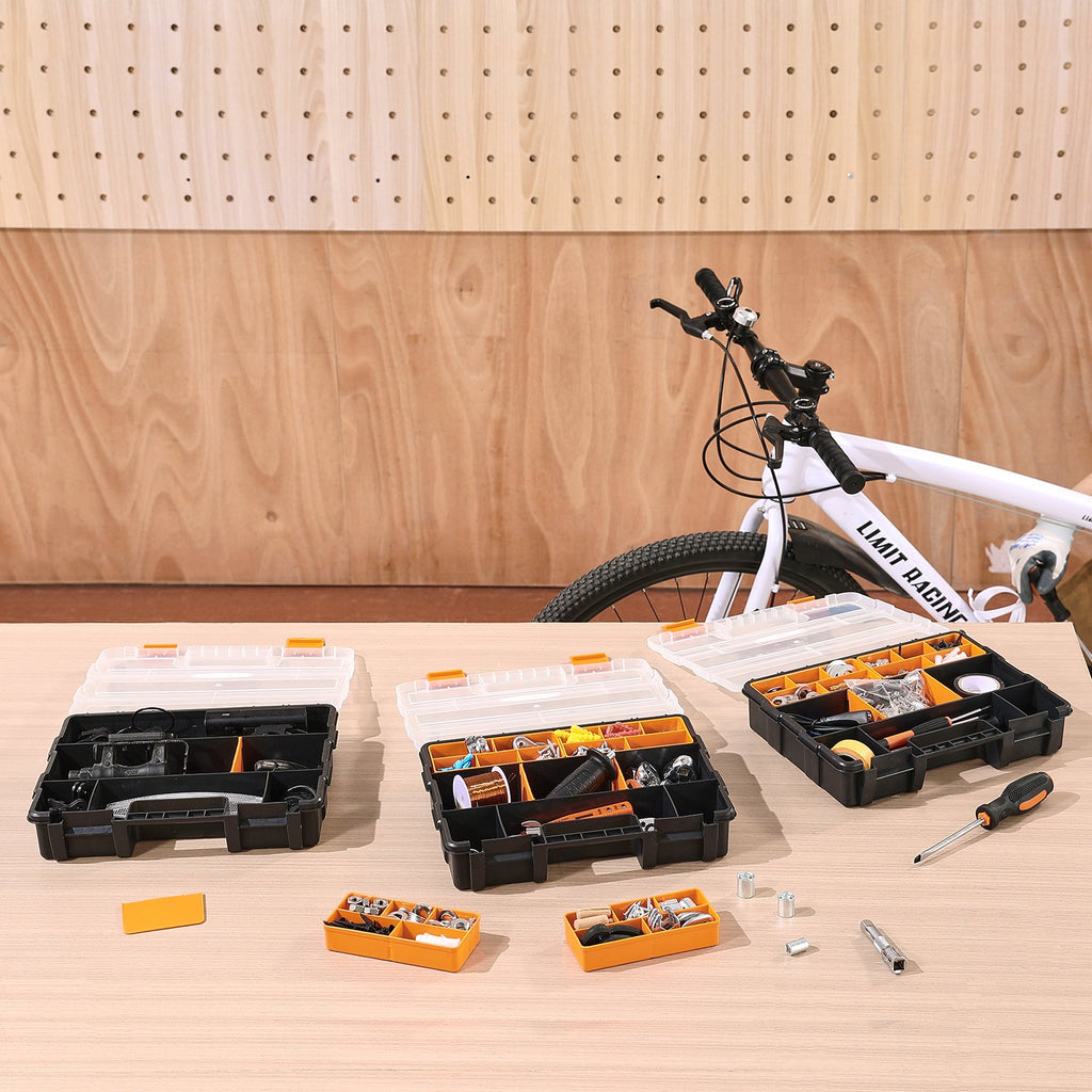 Small Parts Organizer Boxes, 3-Pack