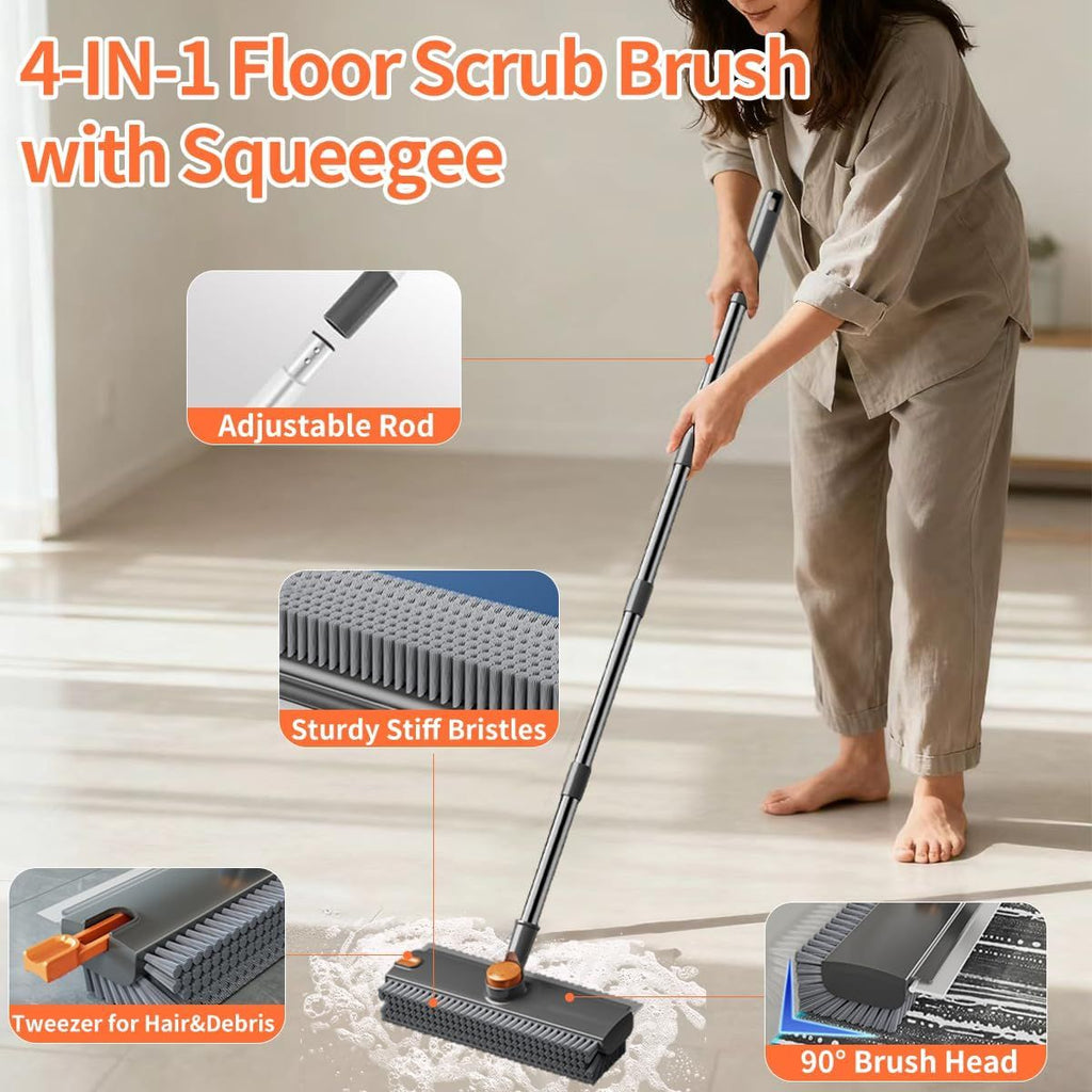 3-in-1 Long-Handle Floor Scrub Brush - image 5