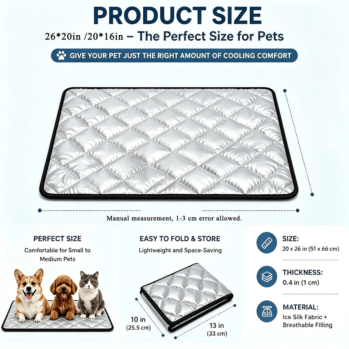 Washable Quilted Pet Mat - view 3