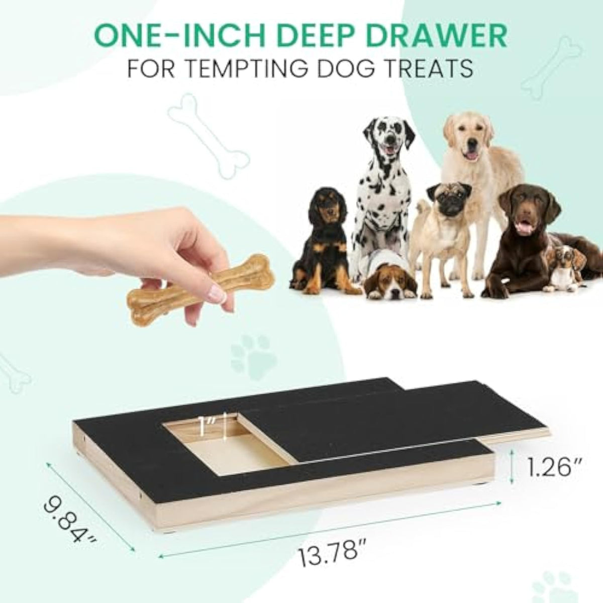 Dog Nail Scratch Board with Treat Box - view 2