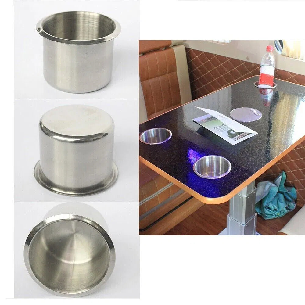 Stainless Steel Drink Holder for Boat, RV and Truck - view 4
